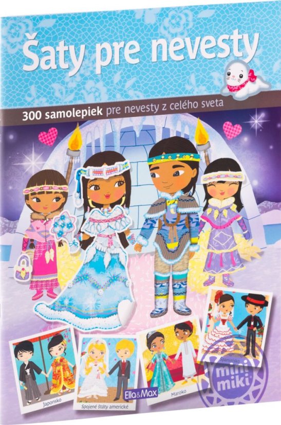 Šaty pro NEVĚSTY - Kniha samolepek