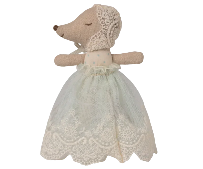 Babymaus im Minzkleid Maileg
