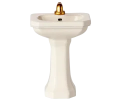 Cremeweißes Waschbecken Maileg