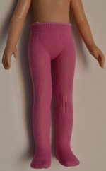 Pančušky pre bábiky 32 cm - tmavo ružové