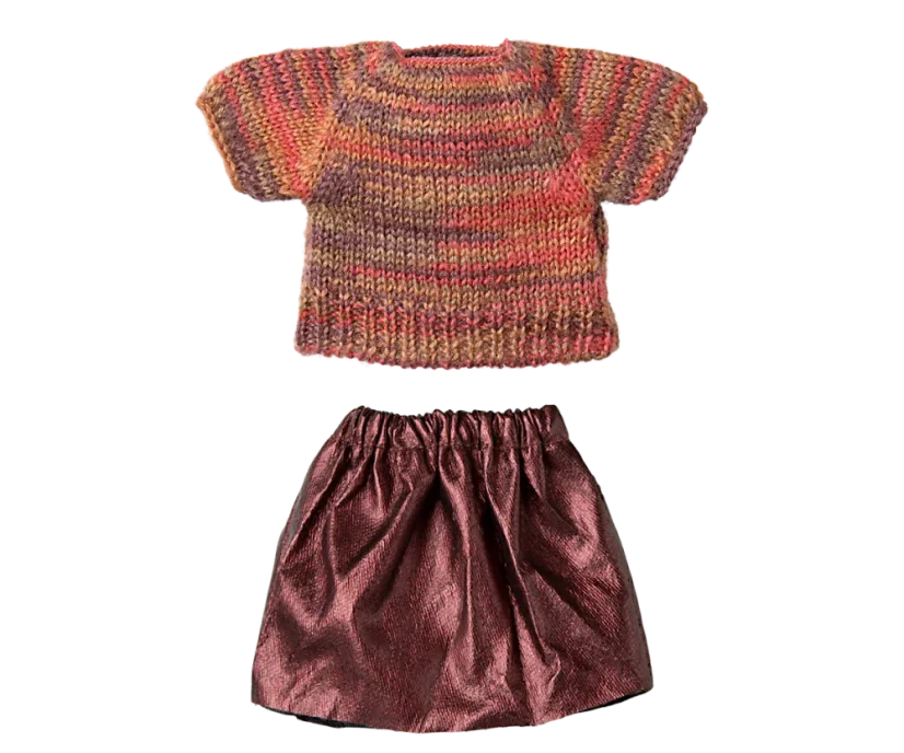 Oblečení sukně a halenka pro maminku Maileg