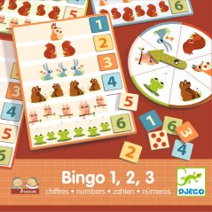 Eduludo Bingo 1, 2, 3 čísla