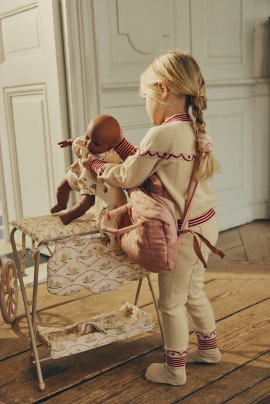 Taška na kočík pre bábiky mahogany rose