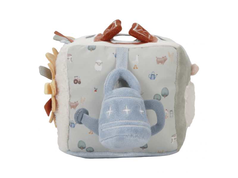 Little Dutch Textile Würfel mit Bauernhofaktivitäten