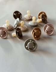 BIBS De Lux Naturkautschuk-Schnuller 2 Stück - Größe 1 verschiedene Typen