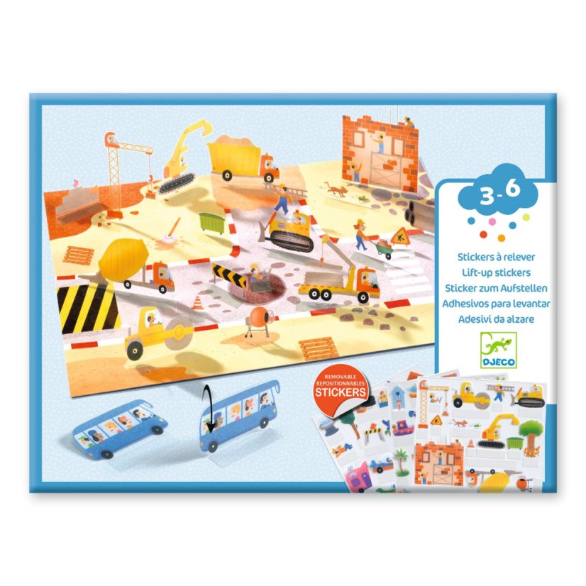 Aufkleber zum Anheben von Fahrzeugen