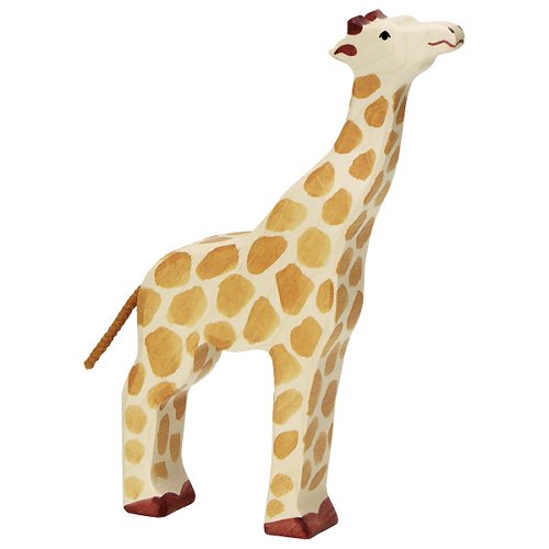 Giraffe mit erhobenem Kopf