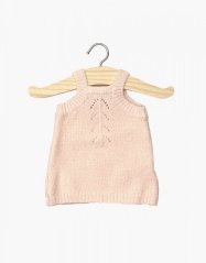 Úpletové šaty pro panenky Gisele Pink baby