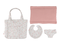 Little Dutch Soft Flowers Puppen-Wickeltasche