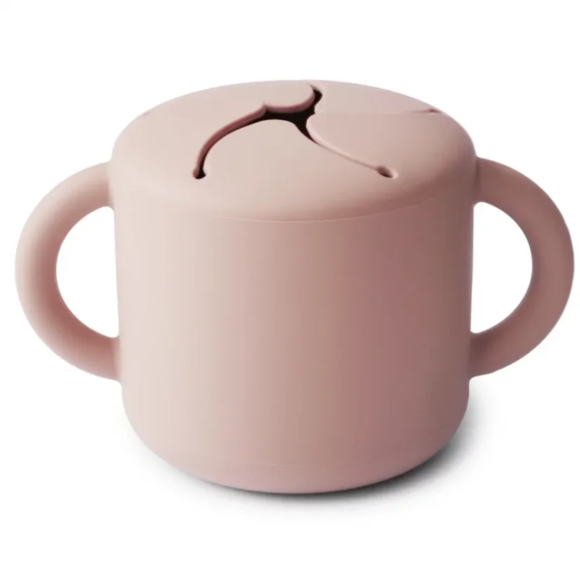 Mushie silikonová sklenička na snack - různé barvy