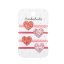 Gumičky Love Heart Glitter