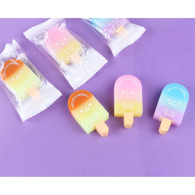 Guma Ice-Lolly (3 kombinácie farieb) náhodný výber