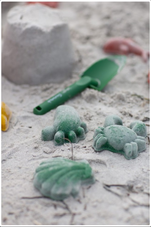 Silikonové formičky do písku různé barvy