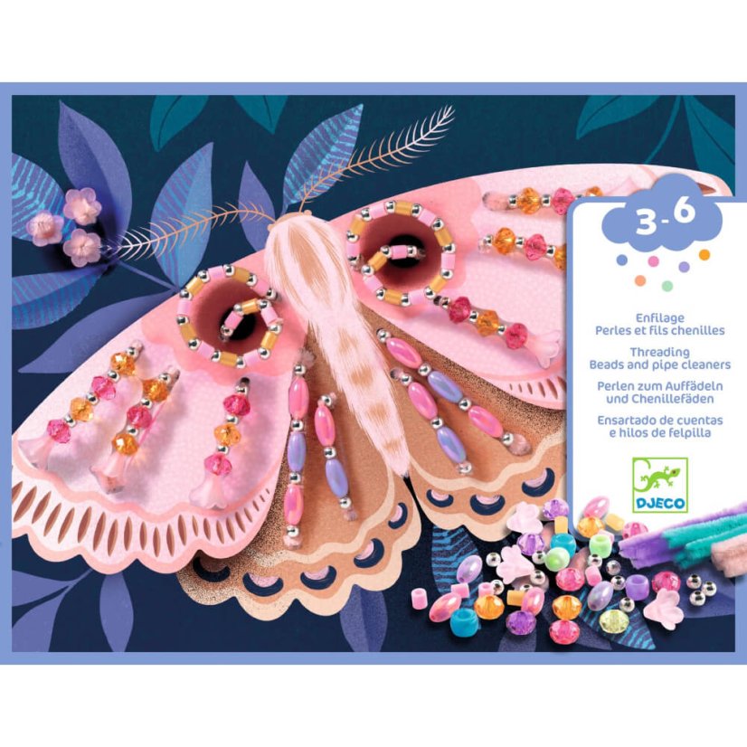 Erhellen Sie die Nacht, indem Sie Perlen auf pelzige Drähte fädeln