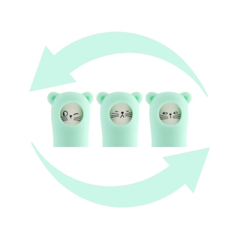 Gummistift Katzen, zufällige Auswahl