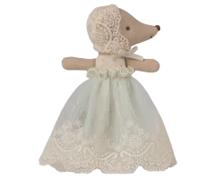 Babymaus im Minzkleid Maileg