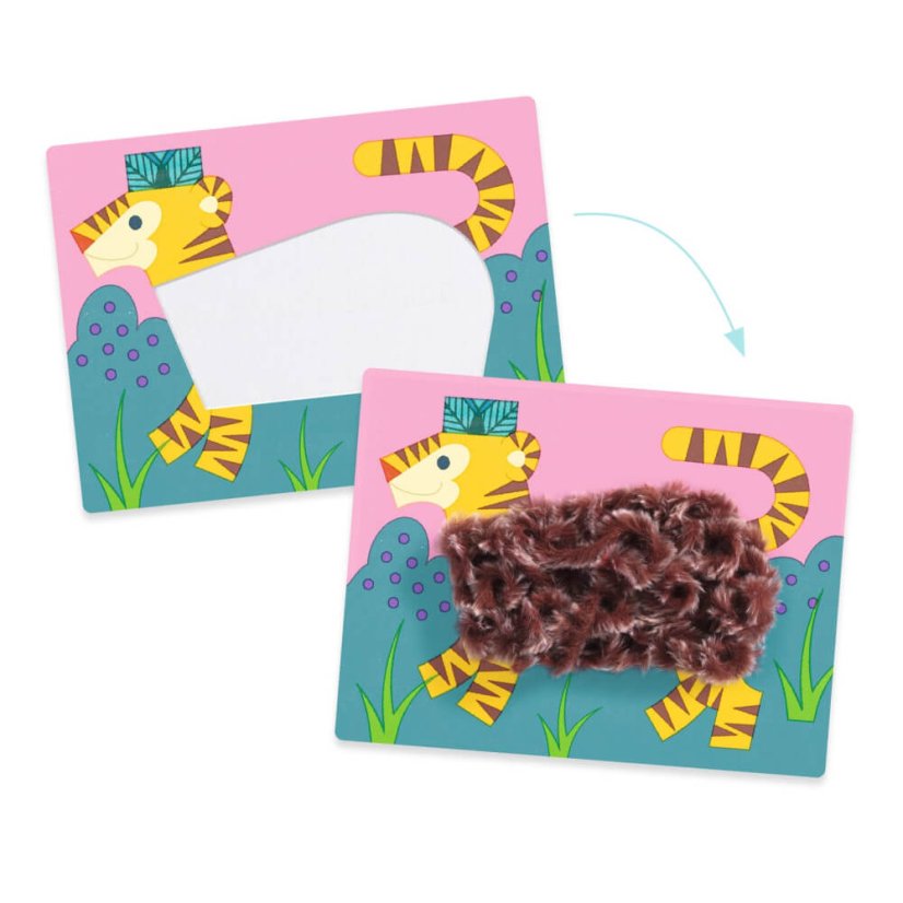 Gestalten mit Wolle und Klettverschluss Mit Mützen