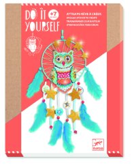 DIY (Urob si sám) Lapač snov – Zlatá sova