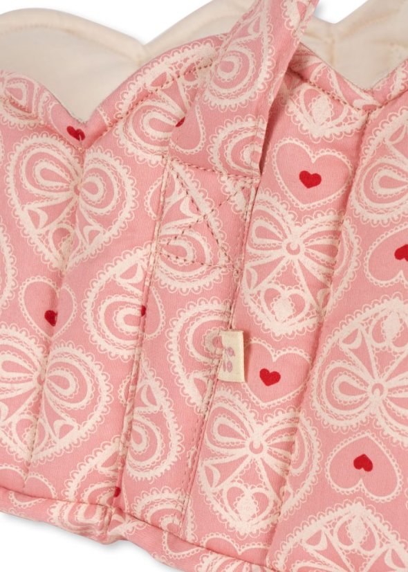 Prenosná postieľka Lacy pink