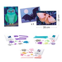 Erhellen Sie die Nacht, indem Sie Perlen auf pelzige Drähte fädeln