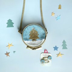 Sponky clic - clacs Shimmer Snow Globe