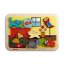Drevené vkladacie puzzle pre najmenších Zvieratká Chunky od 1 roka 7 dielov