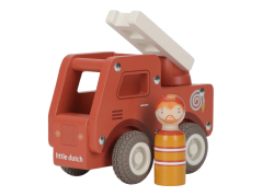 Little Dutch Hasičské auto dřevěné