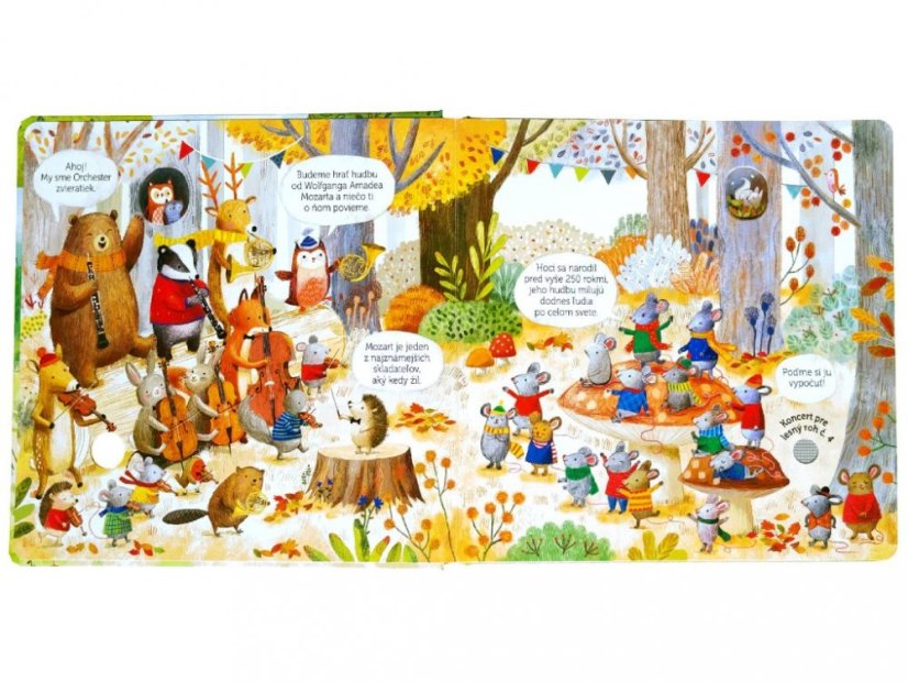 Ein Orchester aus Tieren spielt Mozart