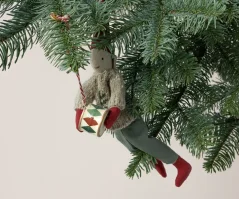Weihnachtsdekoration – eine kleine Trommel in verschiedenen Farben von Maileg