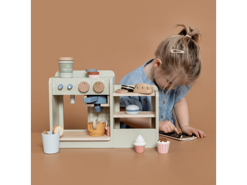 Little Dutch Große Kaffeemaschine mit Zubehör