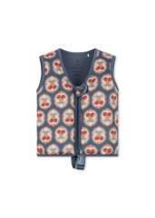 Neoprenová plovací vesta Cherry bow blue