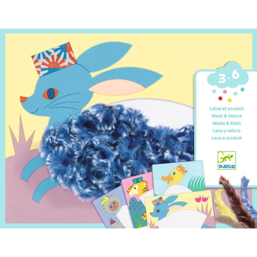 Gestalten mit Wolle und Klettverschluss Mit Mützen