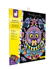 Vyškrabovacie obrázky Mandaly Zvieratká Atelier Sada Mini 7+