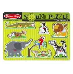 Holzpuzzle mit Zoogeräuschen
