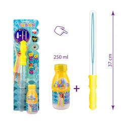 Set Seifenblasenschwert + Flüssigkeit 250 ml (Doppelspannung)