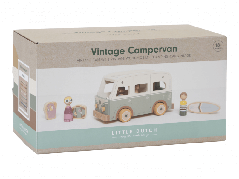 Little Dutch Drevený karavan