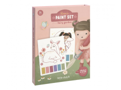 Rosa Feengarten Aquarell- und Sticker-Malbuch