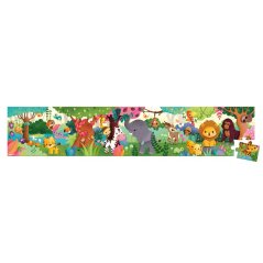 Panoramatické puzzle v kufríku Džungľa 36 ks