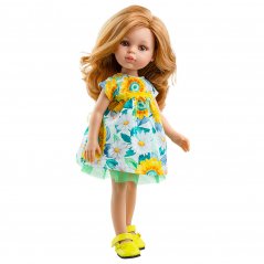 Oblečenie pre bábiky 32 cm - Kvetinové šaty Dáša