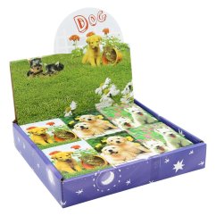 Abreißblock mit Aufdruck 59x83 mm Hund Zufallsauswahl