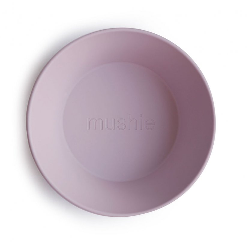 Mushie kulatá miska 2 ks různé barvy