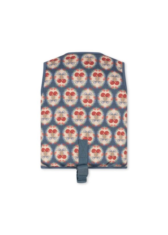 Neoprenová plovací vesta Cherry bow blue