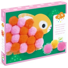 Djeco Pompon-Collagen, gepunktete Tiere