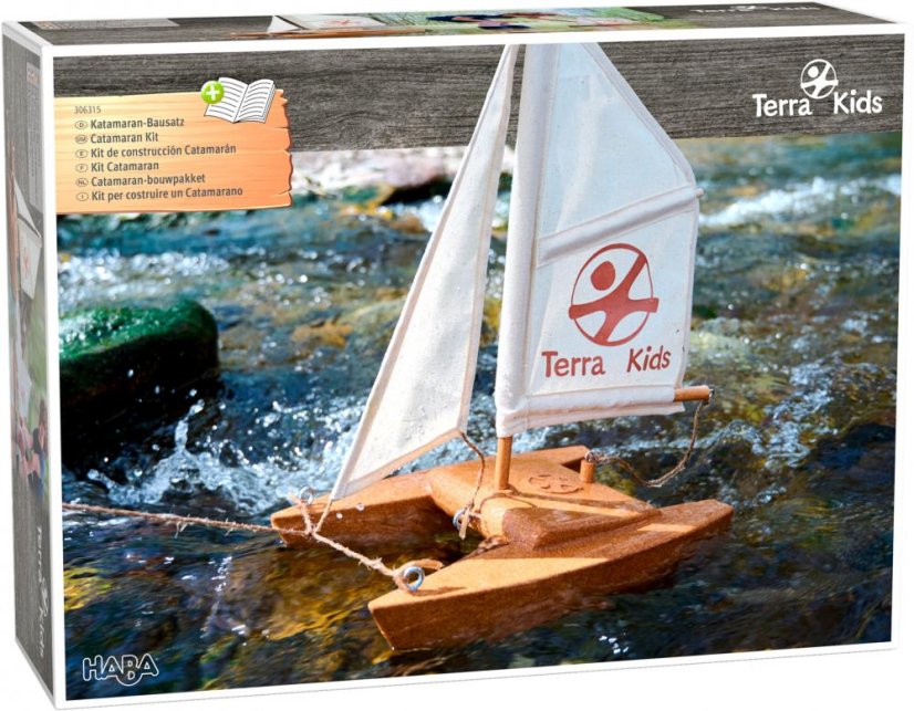Haba Terra Kids Plachetnica Katamarán