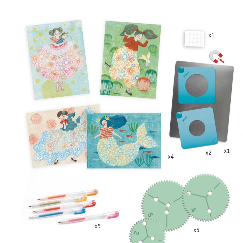 Spirograf – Šaty plné špirál