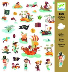 Samolepky Piráti (160 ks)