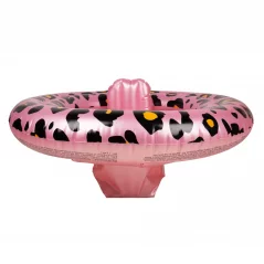 Nafukovacie koleso pre bábätká Leopard ružový