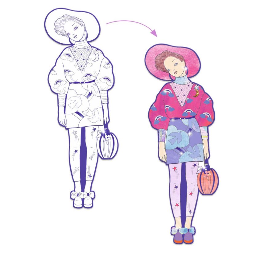 Große Zaho und Freundinnen-Malbücher (4 Stk.)