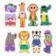 Puzzle-Trio: Savanne, 3 Teile x 8 Figuren