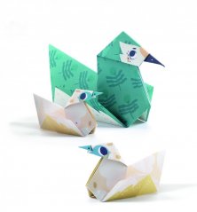 Einfaches Origami: Tierfamilien